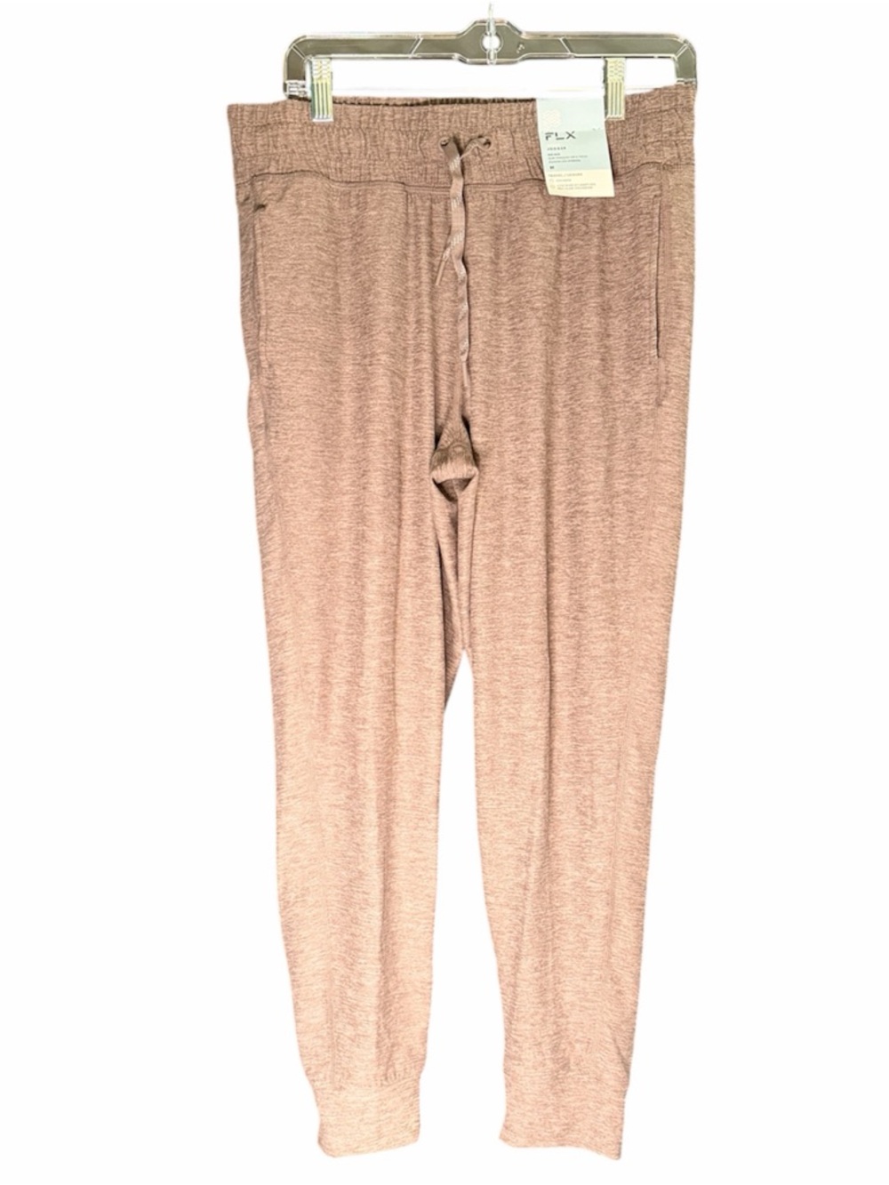 FLX Women's dusty tan/brown Jogger Track Pants Size Medium